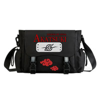 Naruto Anime Backpack, Includes Pencil Case and External Charging Port, Uzumaki Akatsuki School Students Schoolbag Leisure Computer Bag