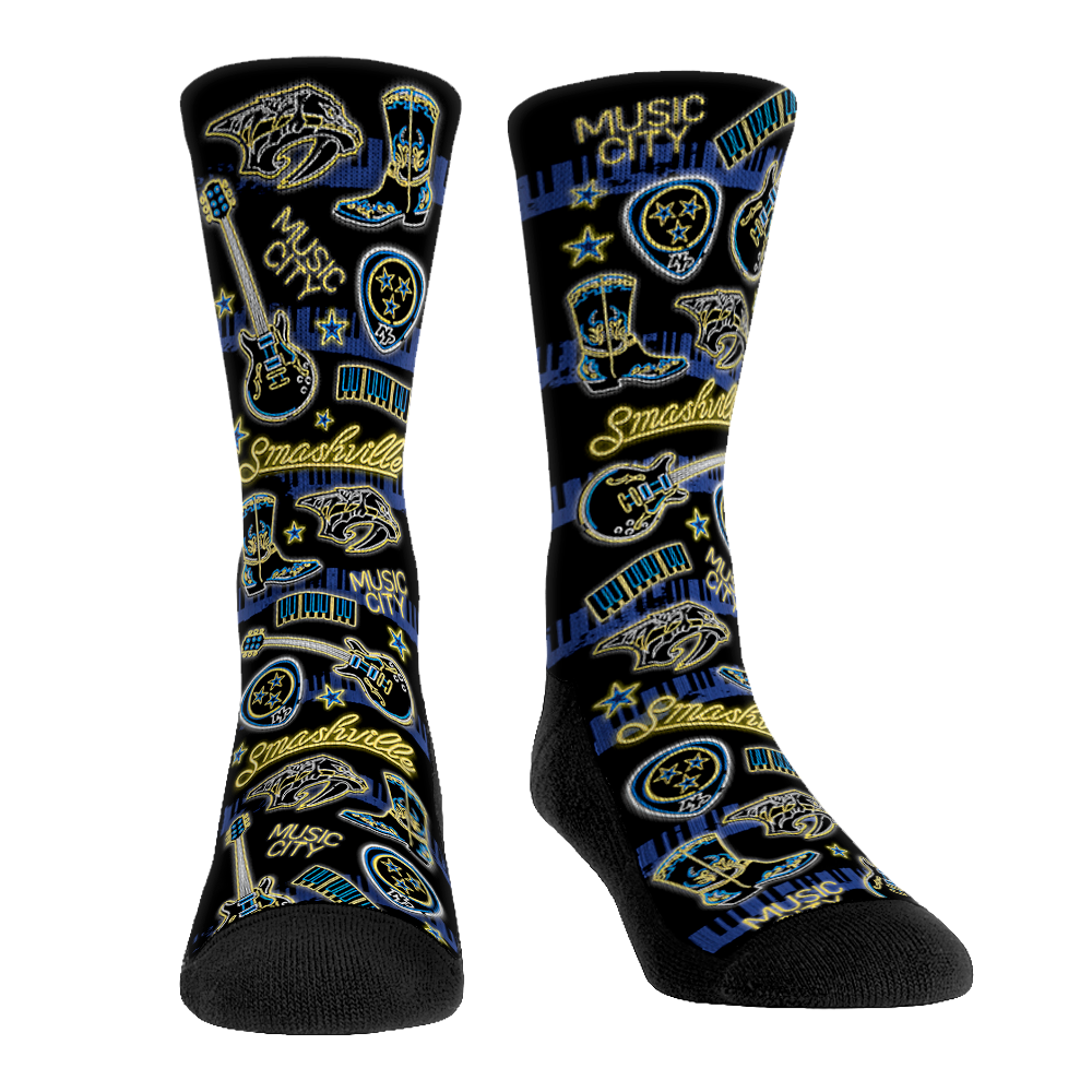 Nashville Predators - Smashville Neon Icons