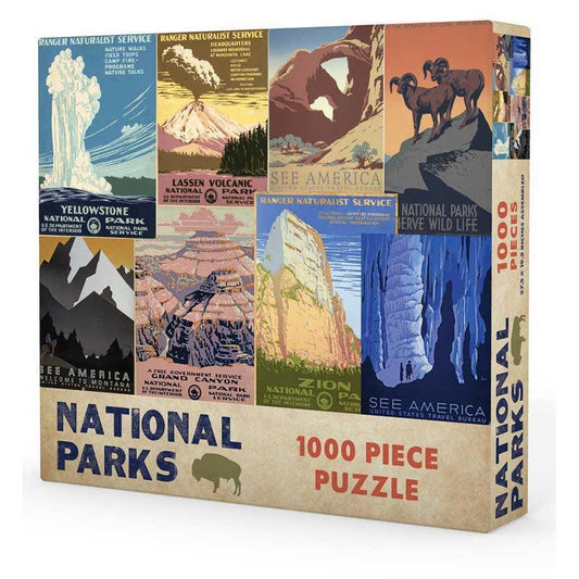 National Parks 1000 Piece Jigsaw Puzzle Gibbs Smith - BIG FRENCHIES