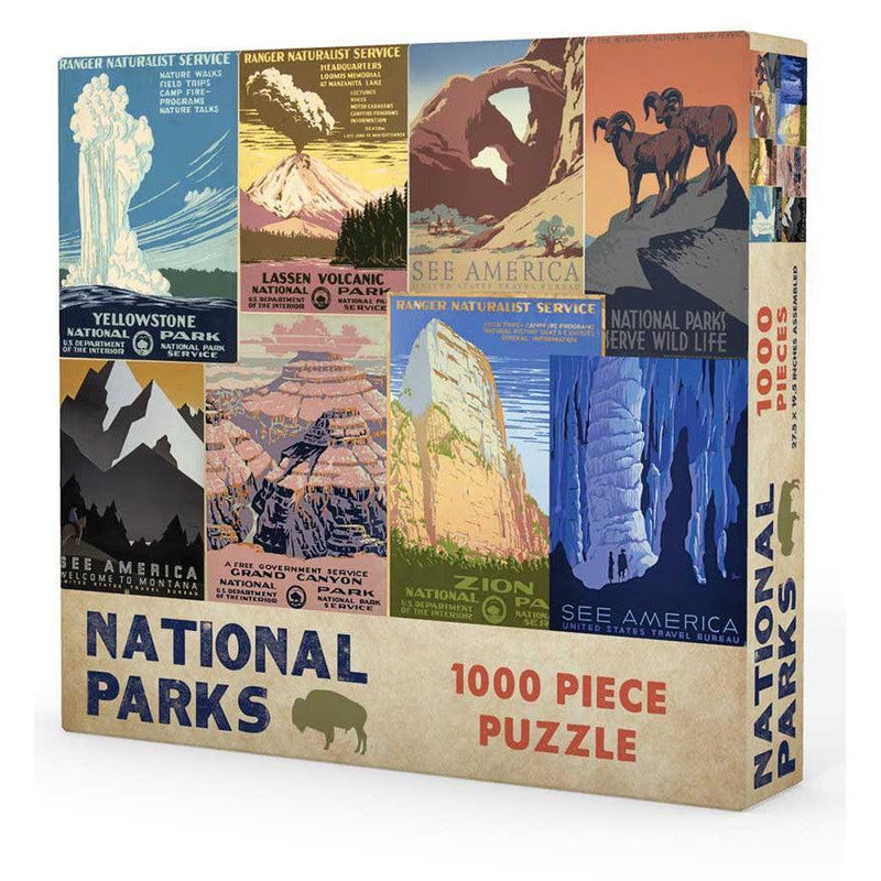 National Parks 1000 Piece Jigsaw Puzzle Gibbs Smith - BIG FRENCHIES