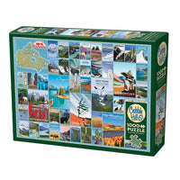 National Parks & Reserves of Canada 1000 Piece Jigsaw Puzzle Cobble Hill - BIG FRENCHIES