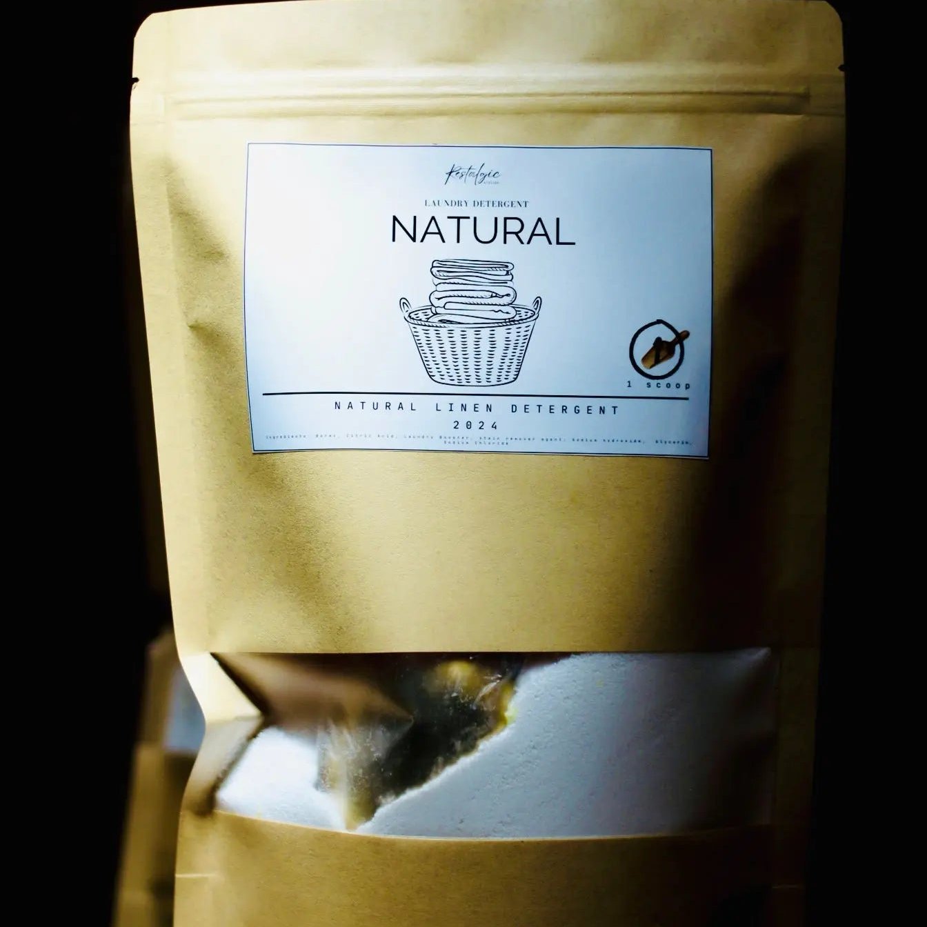 Natural Organic Vegan Laundry Detergent – 30oz & 4lb (Eco-Friendly Cleaning Power) - BIG FRENCHIES