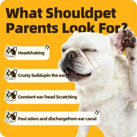 Natural Pet Ear Drops for Dogs & Cats Ear Mites & Ear Infection Care 20 ml
