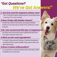 Pet Urinary Tract Support Capsules Cat Dog Bladder Kidney Health Supplement