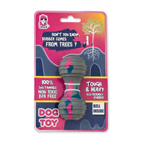 Natural Rubber Dumbbell Dog Chew Toy – Durable & Safe, Fun & Interactive Play - BIG FRENCHIES