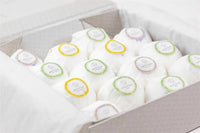 Bulk - 100 Natural Vegan Mix scents Bath Bombs - White - BIG FRENCHIES