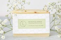 2x Eucalyptus Natural Handmade Soap Bar, Fresh Cold Process Soap - BIG FRENCHIES