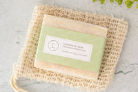 2 x Lemongrass Natural Soap Bar, Handmade Body Soap Gift
