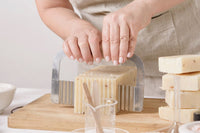 Set of  6 Handmade cold process ,Natural Soap Bars in gift Set box