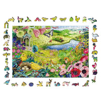 Nature Garden 500 Piece Wood Jigsaw Puzzle Ravensburger