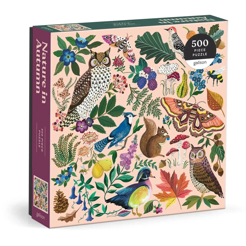 Nature in Autumn 500 Piece Jigsaw Puzzle Galison - BIG FRENCHIES