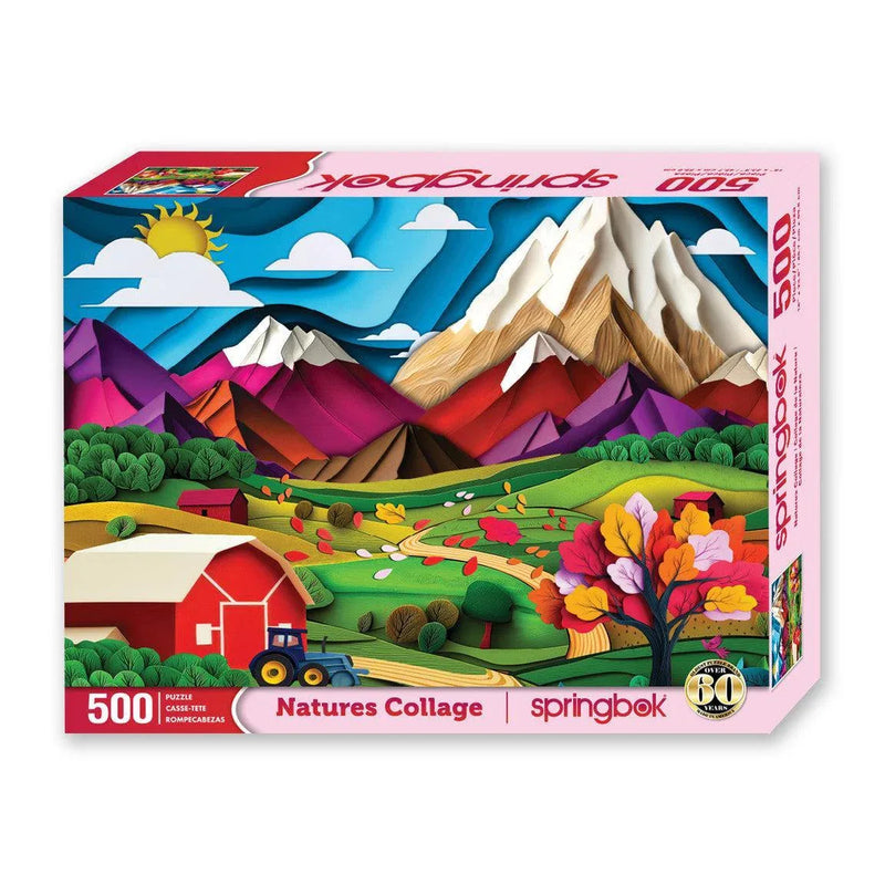Nature's Collage 500 Piece Jigsaw Puzzle Springbok - BIG FRENCHIES