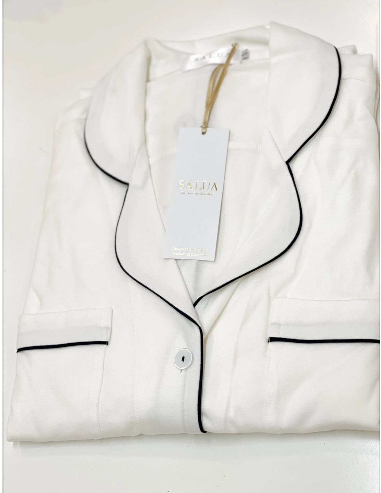 Classic Luxury Capri Pajamas in  Brushed Pima Cotton