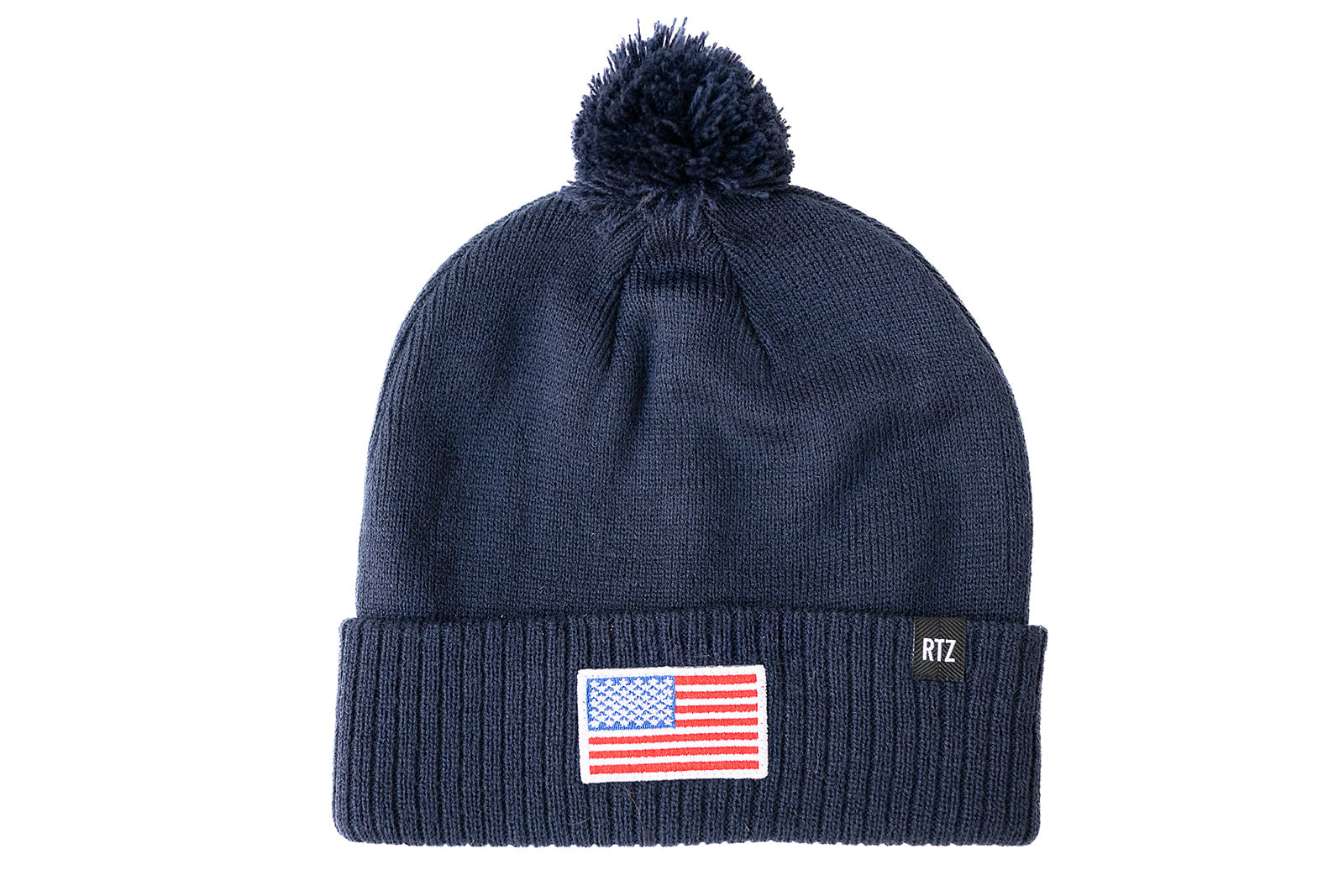 Flag Patch Pom Pom Hat - BIG FRENCHIES
