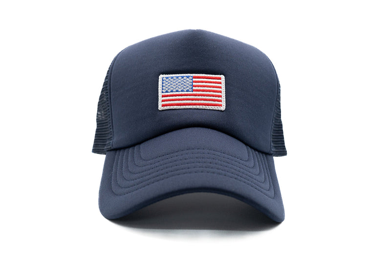 Flag Patch Trucker Hat - BIG FRENCHIES