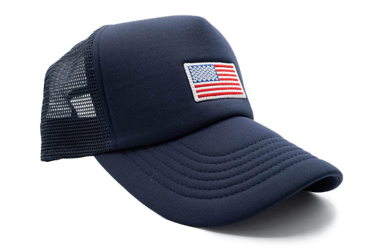 Flag Patch Trucker Hat - BIG FRENCHIES