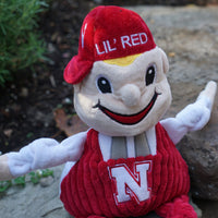 NCAA University of Nebraska, Lil Red Knottie® Plush Dog Toy - BIG FRENCHIES