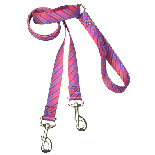 Neon Sunrise Pink Plaid Freedom No-Pull Dog Harness – EarthStyle