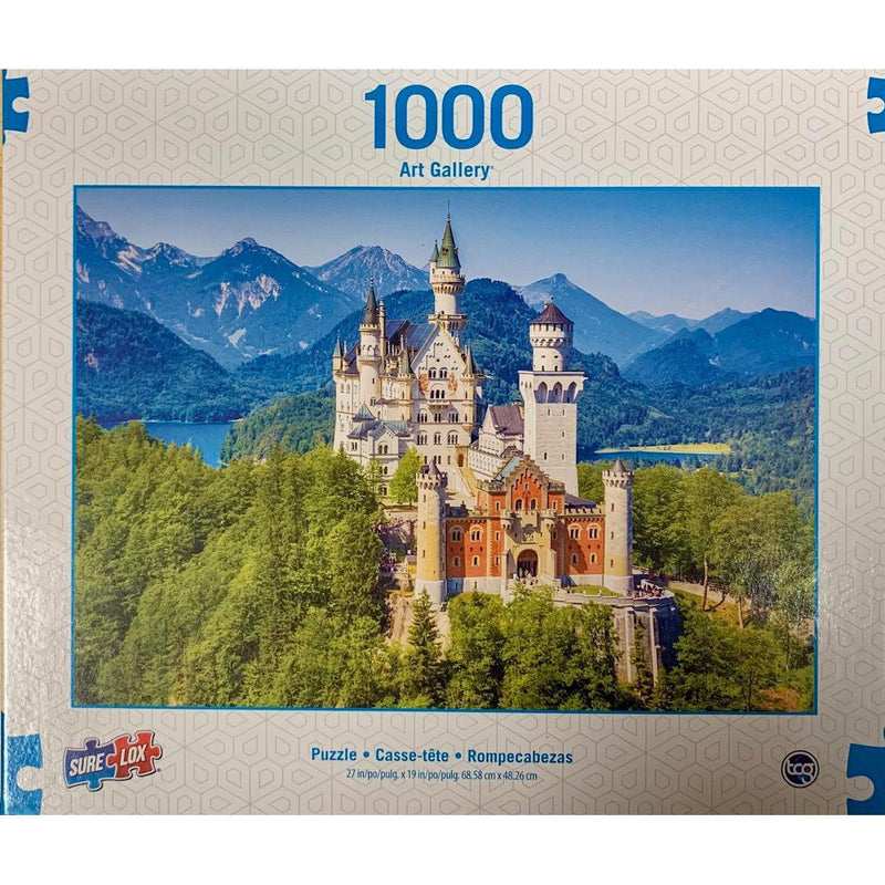 Neuschwanstein Castle Art Gallery 1000 Piece Jigsaw Puzzle Sure Lox - BIG FRENCHIES