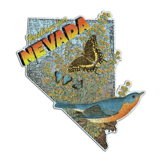 Nevada 100 Piece Mini Shaped Jigsaw Puzzle Galison - BIG FRENCHIES