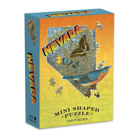 Nevada 100 Piece Mini Shaped Jigsaw Puzzle Galison - BIG FRENCHIES