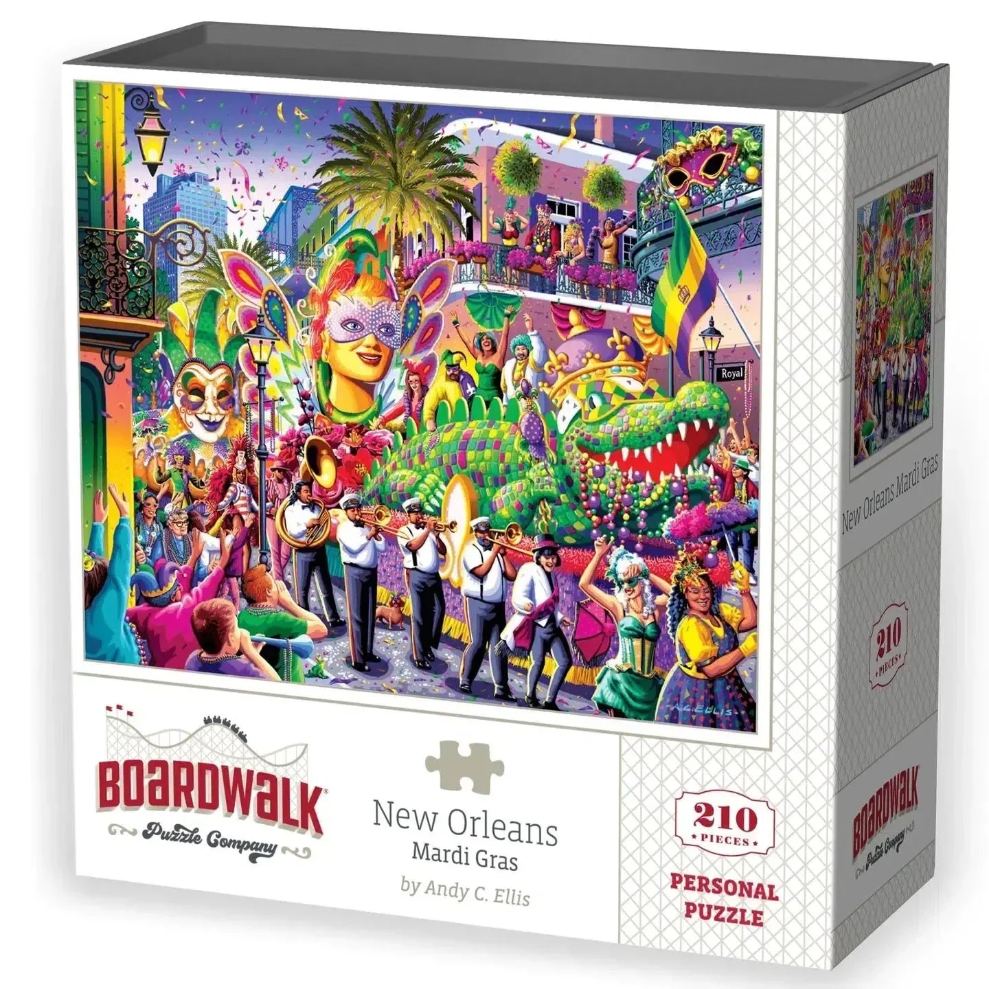New Orleans Mardi Gras 210 Piece Jigsaw Puzzle Boardwalk - BIG FRENCHIES