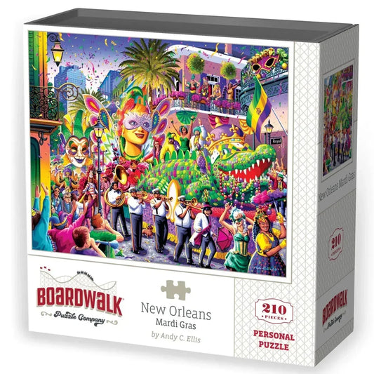 New Orleans Mardi Gras 210 Piece Jigsaw Puzzle Boardwalk - BIG FRENCHIES