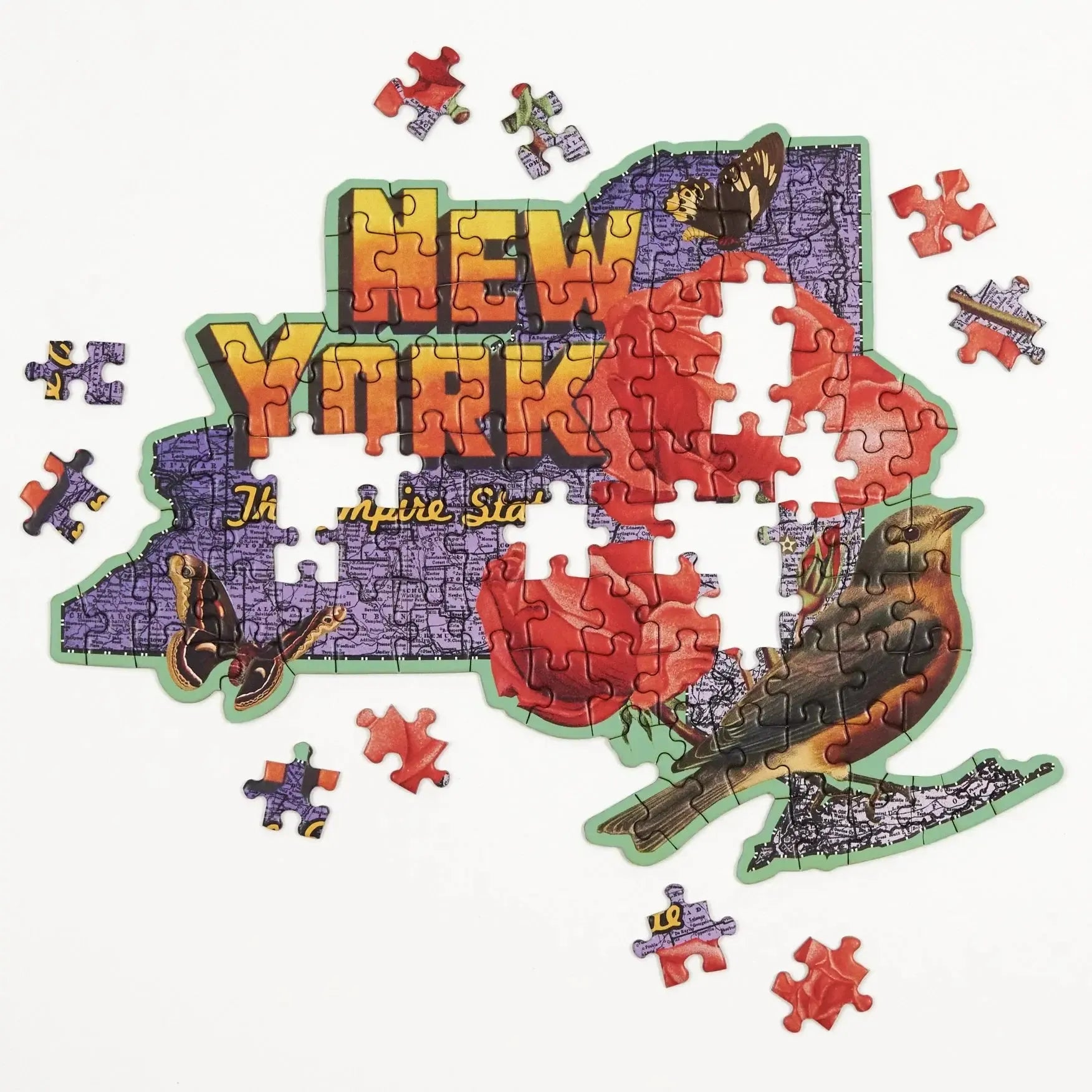 New York 100 Piece Mini Shaped Jigsaw Puzzle Galison