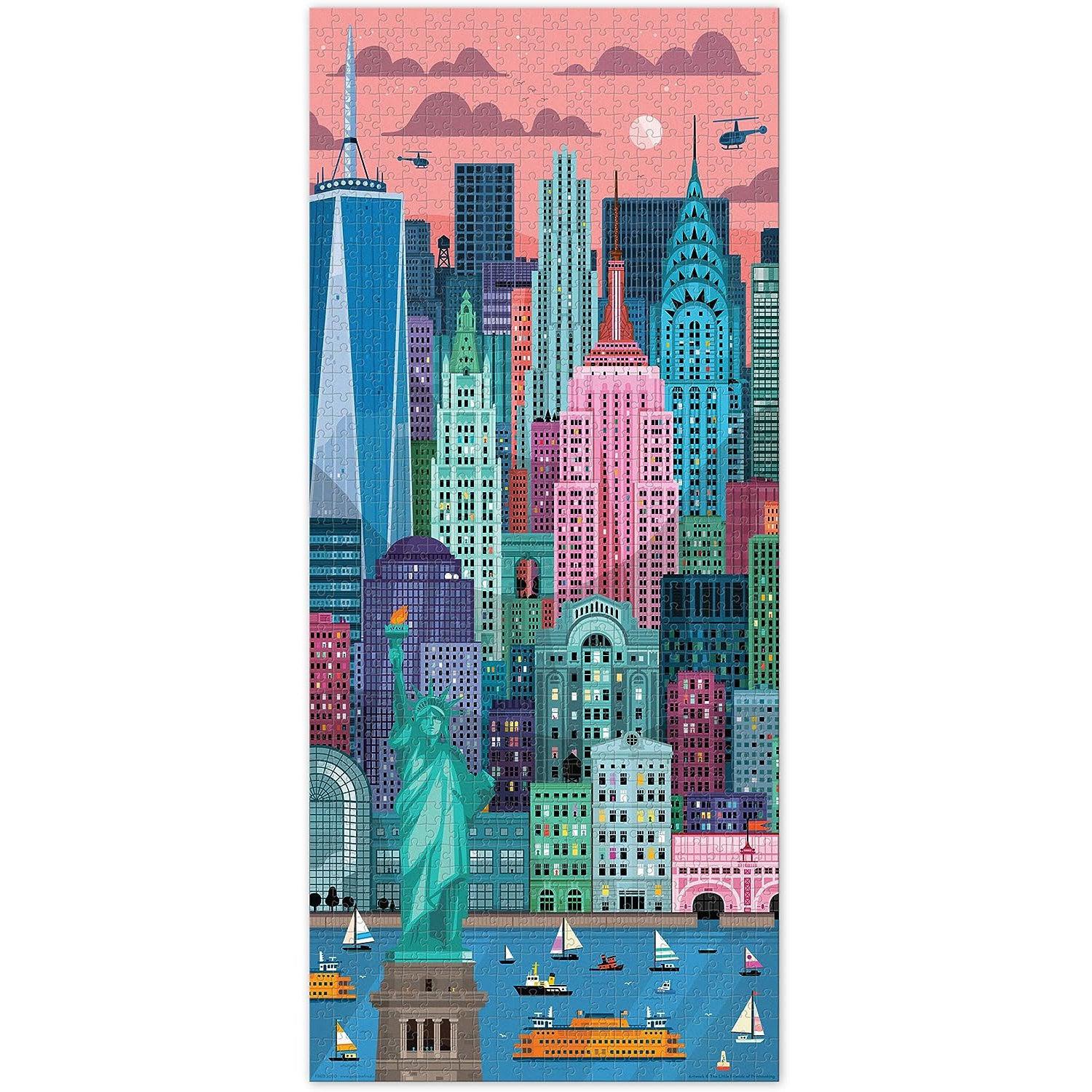 New York City 1000 Piece Jigsaw Puzzle Fred