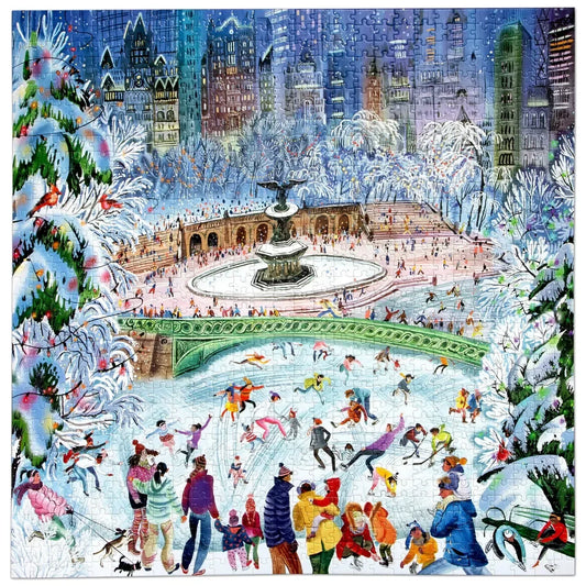 New York City Skaters 1000 Piece Jigsaw Puzzle eeBoo - BIG FRENCHIES