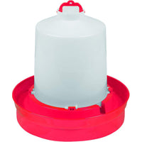 Little Giant Deep Base Poultry Waterer Chicken Water Container Heavy Duty 2 Gallon