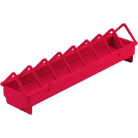Little Giant Plastic Poultry Trough Feeder Heavy Duty Wide Spacing 20-Inch