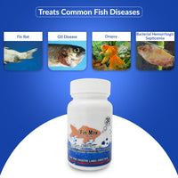 Fish Mox 500mg Capsules for Aquarium Fish – 30 Count – Water Care Support