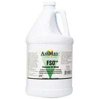 AniMed Flax Seed Blend Oil Gallon Omega 3 & 6 Horse Supplement Cold-Pressed Flax