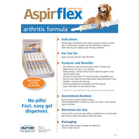 Durvet AspirFlex Dog Anti-Inflammatory Aspirin Formula Gel 30cc