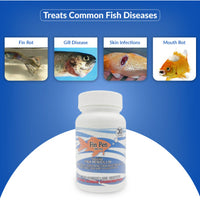 Fin Pen 250mg Tablet for Aquarium Fish – 30 Count – Water Care Support