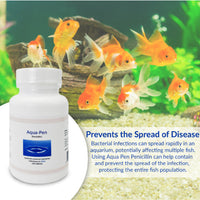 Fin Pen 250mg Capsules for Aquarium Fish – 100 Count – Water Care Support