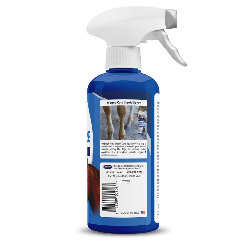 Horse Vetericyn Plus Antimicrobial Equine Wound Care Spray Healing Aid Skin 16 Oz.
