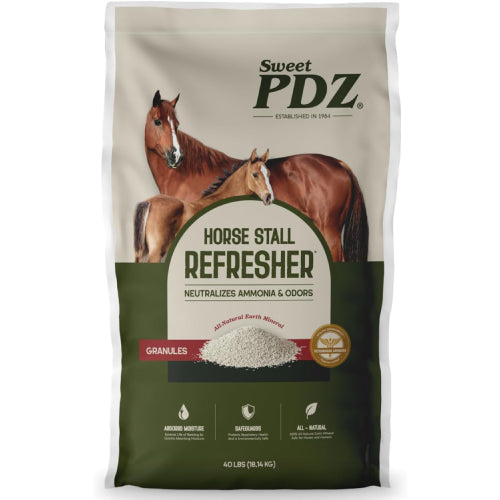 Sweet PDZ Horse Stall Refresher Granules Odor Eliminator 40lbs.