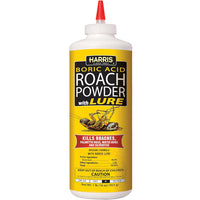 Harris Boric Roach Powder with Lure 16 oz. Puffer for Roaches Silverfish