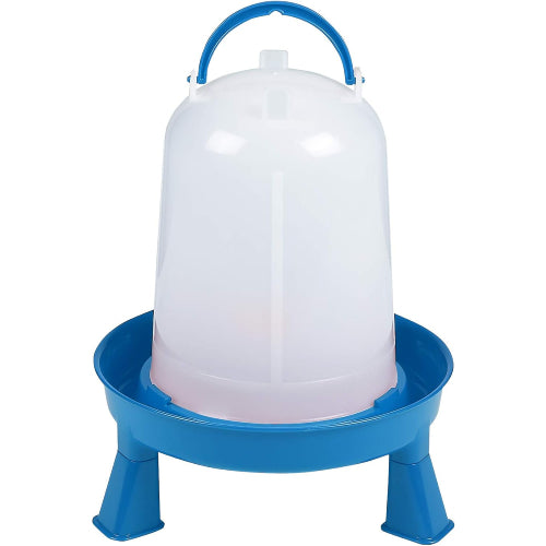 Double-Tuf Poultry Waterer with Legs for Chickens & Birds 3 Quart