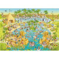 Nile Habitat Funky Zoo 1000 Piece Jigsaw Puzzle Heye