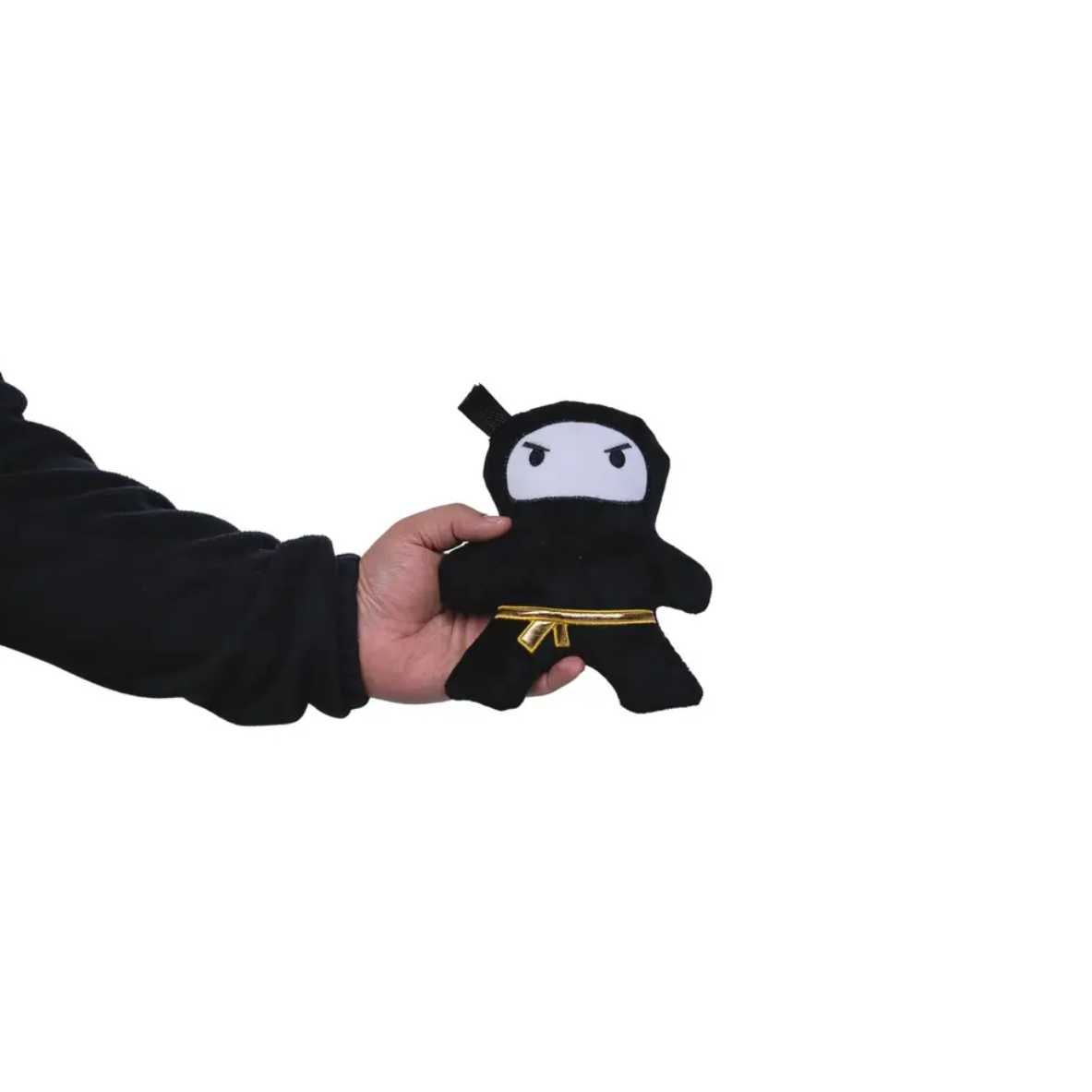 Pink & Black Ninja Love Plush Dog Toy Gift Set – with Squeaker & Crinkle Paper for Fun Play - BIG FRENCHIES