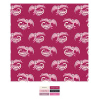 Print Bandana Bib in Dragon Fruit Phoenix
