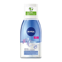 Nivea Eye Makeup Expert: Dual Phase Gentle Eye Makeup Remover - Effectively Removes Waterproof Mascara, Protects Lashes - Biotin Enriched, Silicone & Microplastic Free