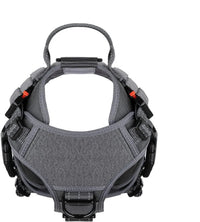 No-Pull Tactical Dog Harness with Handle & MOLLE Vest Adjustable
