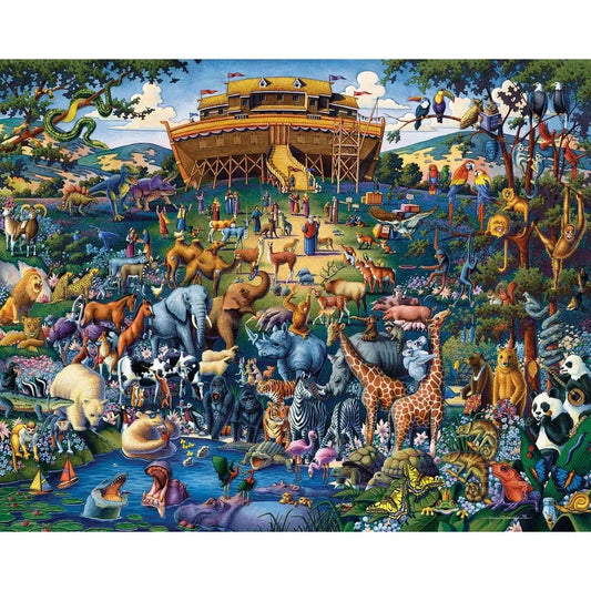 Noah's Ark 1000 Piece Jigsaw Puzzle Dowdle - BIG FRENCHIES