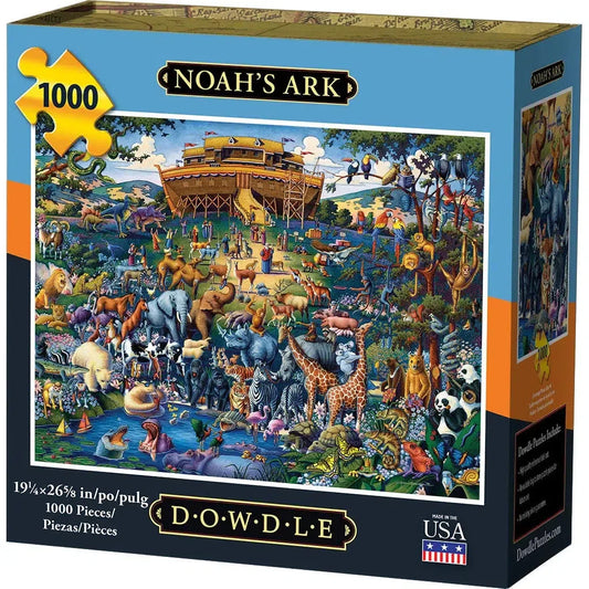 Noah's Ark 1000 Piece Jigsaw Puzzle Dowdle - BIG FRENCHIES