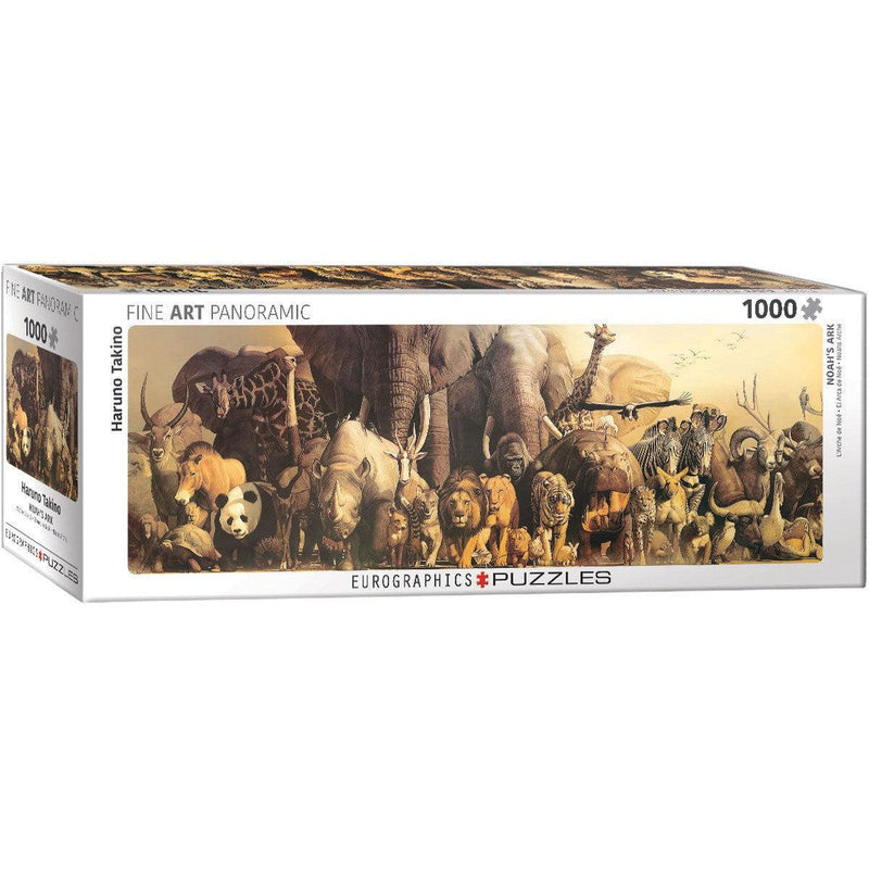 Noah's Ark 1000 Piece Panoramic Jigsaw Puzzle Eurographics - BIG FRENCHIES