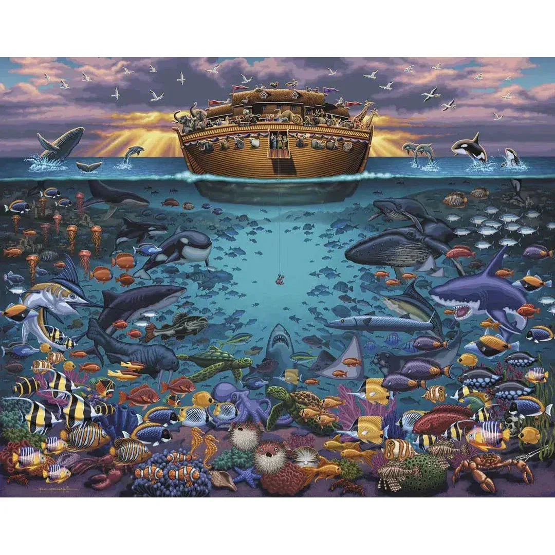 Noah's Ark Under the Sea 500 Piece Jigsaw Puzzle Dowdle - BIG FRENCHIES